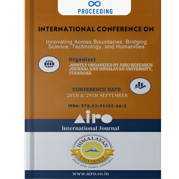 INTERNATIONAL CONFERENCE ON INNOVATING ACROSS BOUNDARIES: BRIDGING SCIENCE, TECHNOLOGY AND HUMANITIES